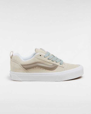 Beige Vans Knu Skool Men Sneakers | VN8214709