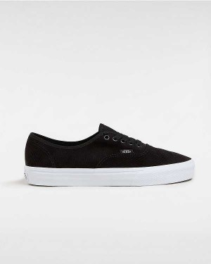 Black Vans Authentic Corduroy Men Sneakers | VN6917534
