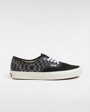 Black Vans Authentic Men Sneakers | VN2403957