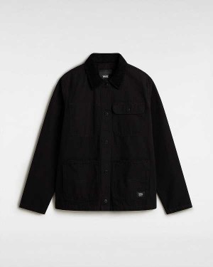 Black Vans Drill Chore Women Jacket | VN4719802