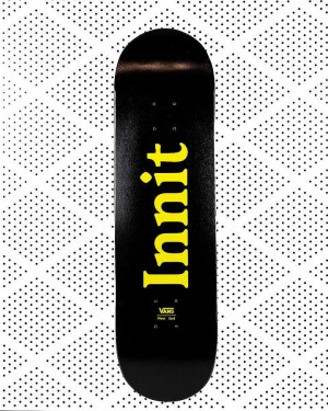Black Vans Innit Unisex Skateboards | VN8145096