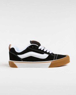 Black Vans Knu Skool Men Sneakers | VN0349571