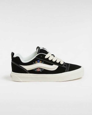 Black Vans Knu Skool Women Sneakers | VN2048695