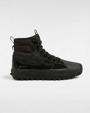 Black Vans MTE Sk8-Hi Women Gore-tex Shoes | VN9041276