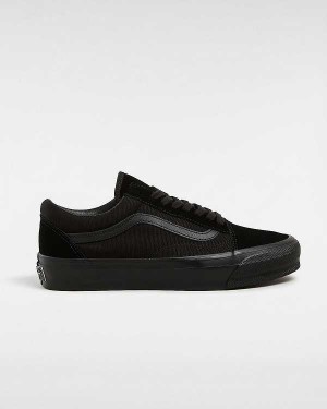 Black Vans Premium Old Skool Women Skate Shoes | VN8609251