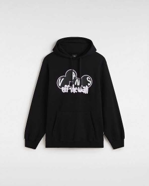 Black Vans Scuttle Men Hoodie | VN3185279