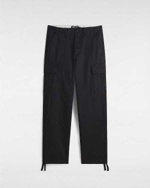Black Vans Service Cargo Loose Tapered Men Pants | VN4928307