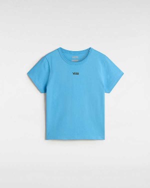 Blue Vans Basic mini Women T Shirts | VN0849356