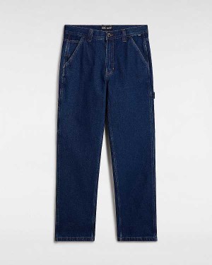 Blue Vans Drill Chore Relaxed Carpenter Women Pants | VN4958236
