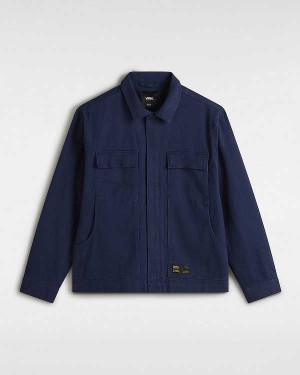 Blue Vans Mcavoy Station Women Jacket | VN8472195