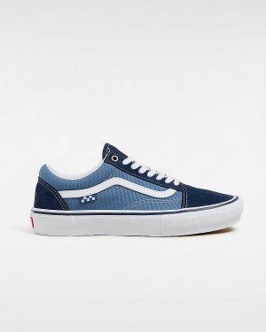 Blue Vans Old Skool Women Skate Shoes | VN8072936