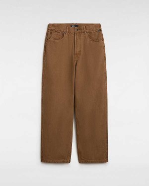 Brown Vans Check-5 Baggy Men Pants | VN4708692