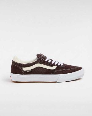 Brown Vans Gilbert Crockett Women Skate Shoes | VN1758293