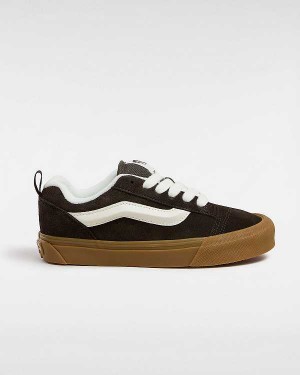 Brown Vans Knu Skool Men Sneakers | VN5426871