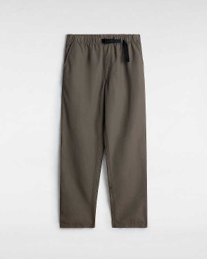 Brown Vans MTE Range Nylon Loose Tapered Men Pants | VN3642951