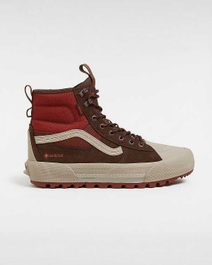 Brown Vans MTE Sk8-Hi Women Gore-tex Shoes | VN3704269