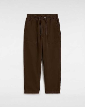 Brown Vans Premium Easy Trouser Men Pants | VN7105634