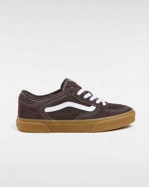 Brown Vans Rowley Classic Women Sneakers | VN4328790