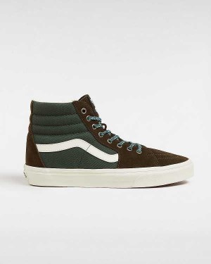 Green Vans Colour Theory Sk8-Hi Men Skate Shoes | VN1340869