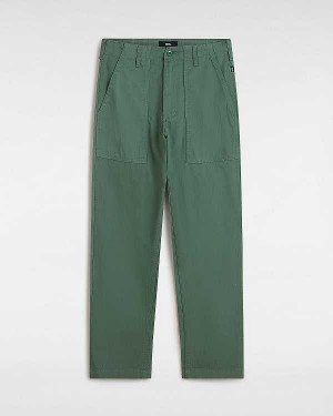 Green Vans Fatigue Loose Tapered Men Pants | VN2109745