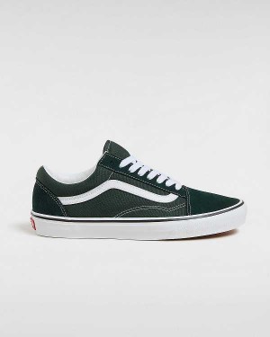 Green Vans Old Skool Men Sneakers | VN2798650