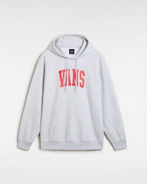 Grey Vans Arched Men Hoodie | VN6793241