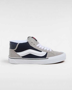 Grey Vans Knu Mid Men Sneakers | VN5094132