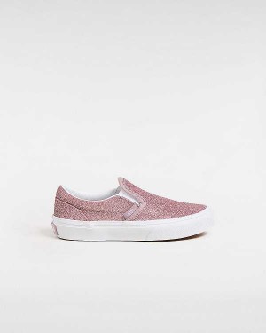 Pink Vans Classic (4-8 Years) Kids' Slip On Shoes | VN6183724