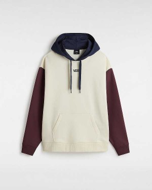 White Vans Colorblock Women Hoodie | VN3645721