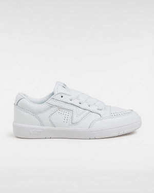 White Vans Leather Lowland Comfycush Women Sneakers | VN6092385