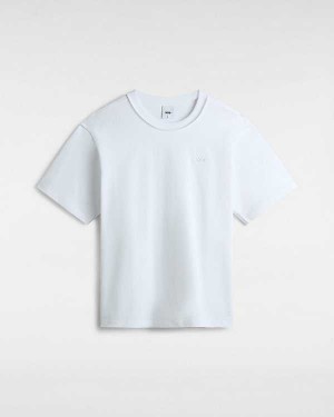 White Vans Premium Logo Women T Shirts | VN0246893