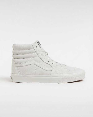 White Vans Sk8-Hi Suede Mix Men Skate Shoes | VN5617380