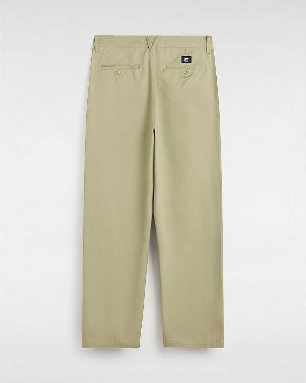 Beige Vans Authentic Chino Baggy Men Pants | VN6374201