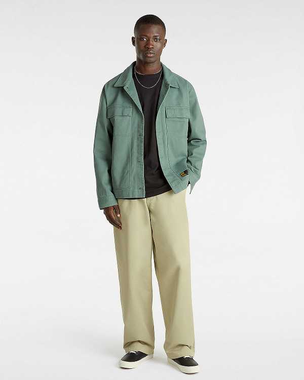 Beige Vans Authentic Chino Baggy Men Pants | VN6374201