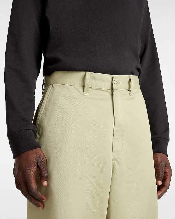Beige Vans Authentic Chino Baggy Men Pants | VN6374201