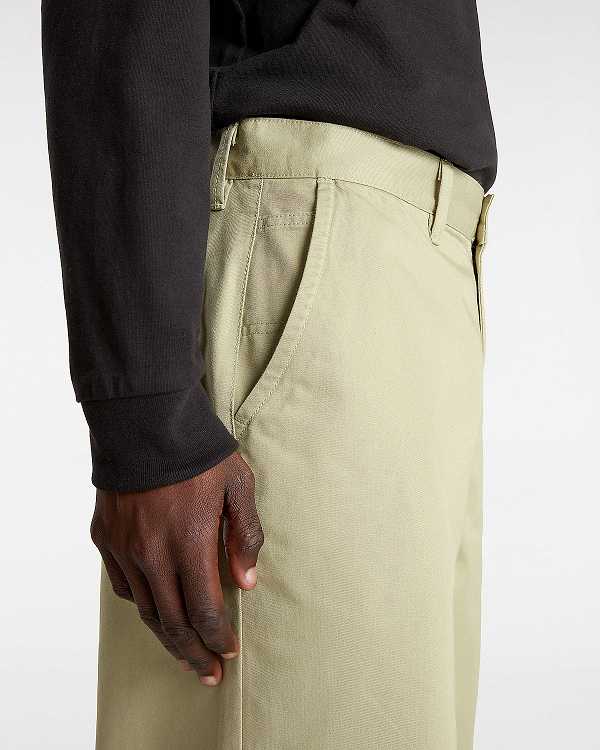 Beige Vans Authentic Chino Baggy Men Pants | VN6374201