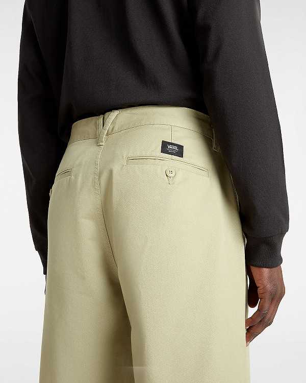 Beige Vans Authentic Chino Baggy Men Pants | VN6374201