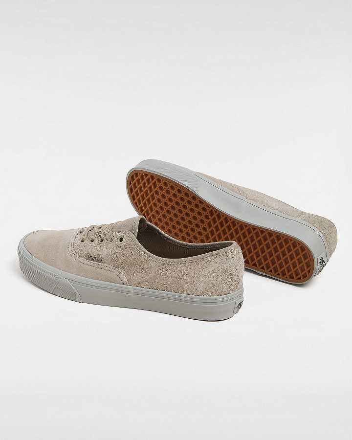 Beige Vans Authentic Suede Mix Men Sneakers | VN4259178