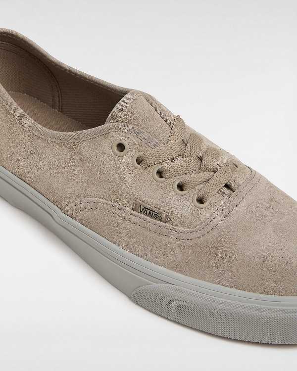 Beige Vans Authentic Suede Mix Men Sneakers | VN4259178