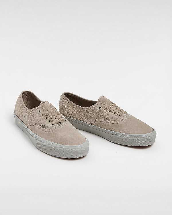 Beige Vans Authentic Suede Mix Women Sneakers | VN3726542