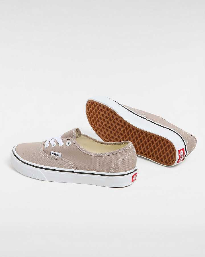 Beige Vans Authentic Women Sneakers | VN4760912