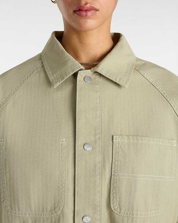 Beige Vans Codey Utility Women Coat | VN6793124