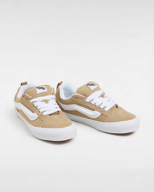 Beige Vans Knu Skool Men Sneakers | VN1873645