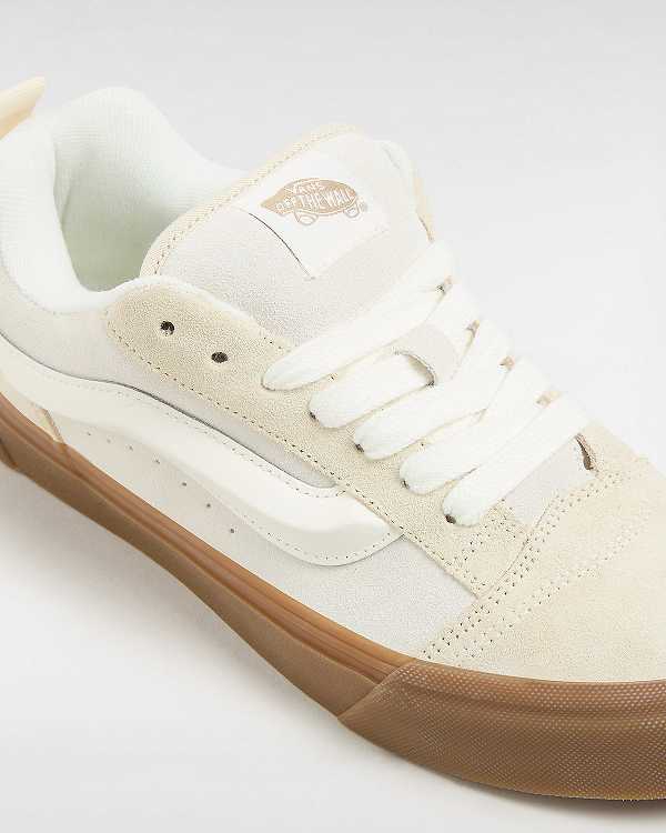Beige Vans Knu Skool Men Sneakers | VN2435901