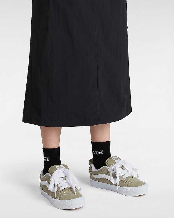 Beige Vans Knu Skool Men Sneakers | VN7214958