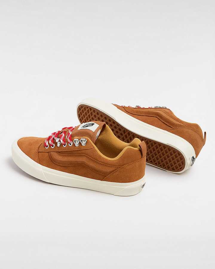 Beige Vans Knu Skool Women Sneakers | VN5891073