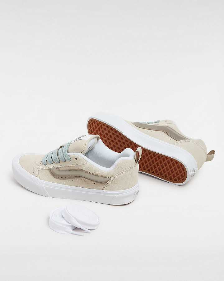 Beige Vans Knu Skool Women Sneakers | VN9015238