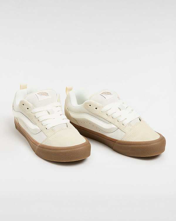Beige Vans Knu Skool Women Sneakers | VN9264807