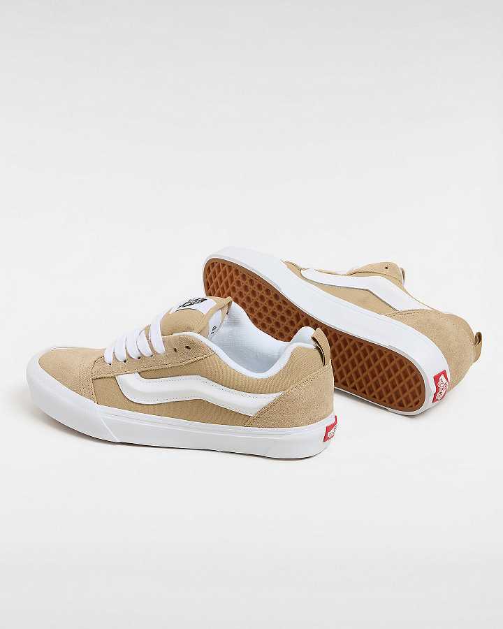Beige Vans Knu Skool Women Sneakers | VN9310472