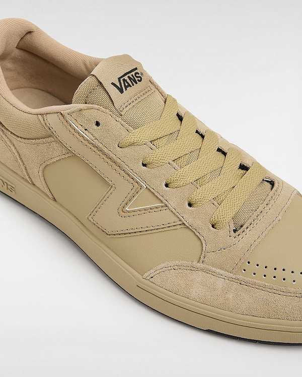 Beige Vans Lowland ComfyCush Shoe Men Tennis Shoes | VN5291804